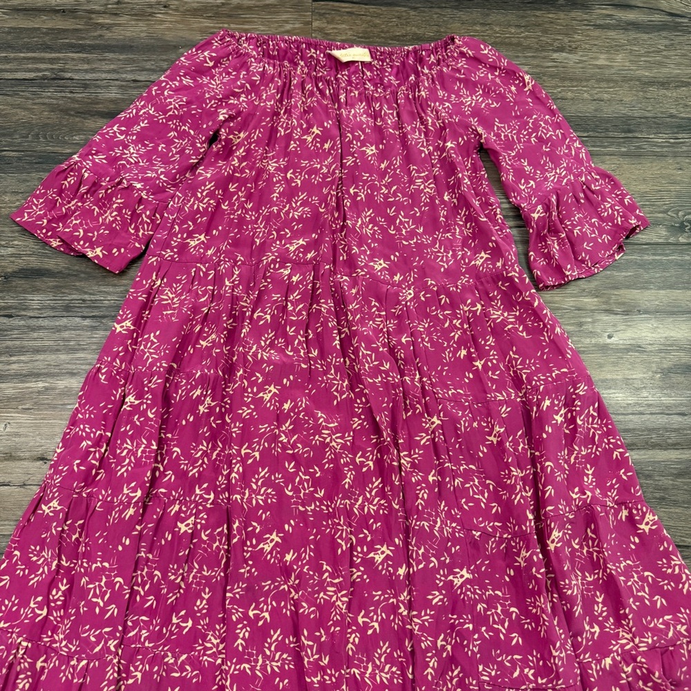 Natalie Martin 100% Silk Maxi Dress Sz XS